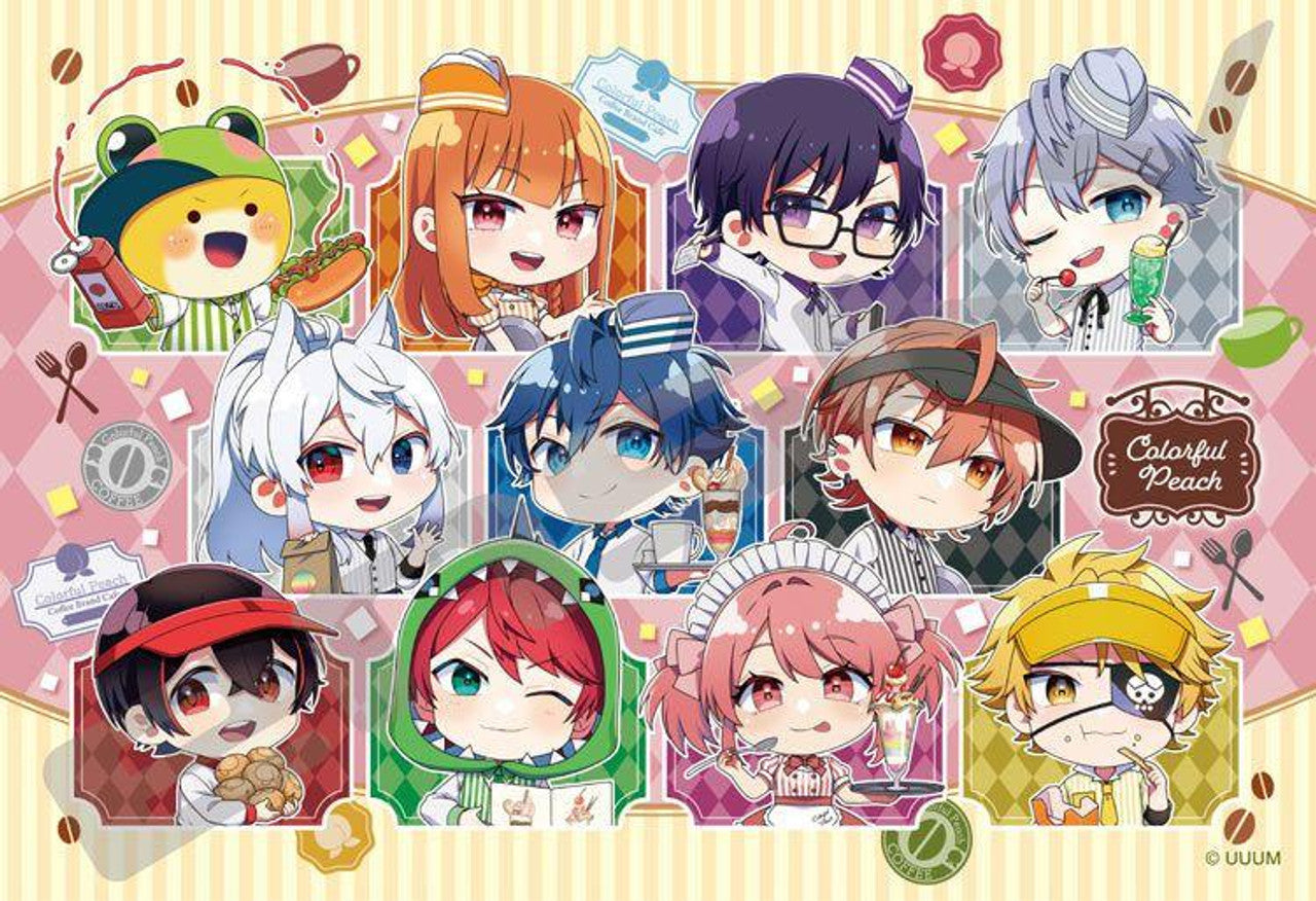 Ensky 108-L913 Colorful Peach Cafe - Colorful Peach (Puzzle, 108 Pieces, 26 x 38 cm) - BanzaiHobby