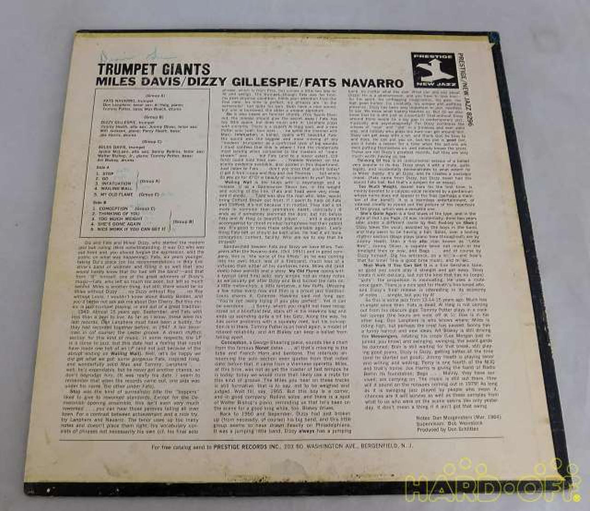 Prestige JAZZ/FUSION NJ8296