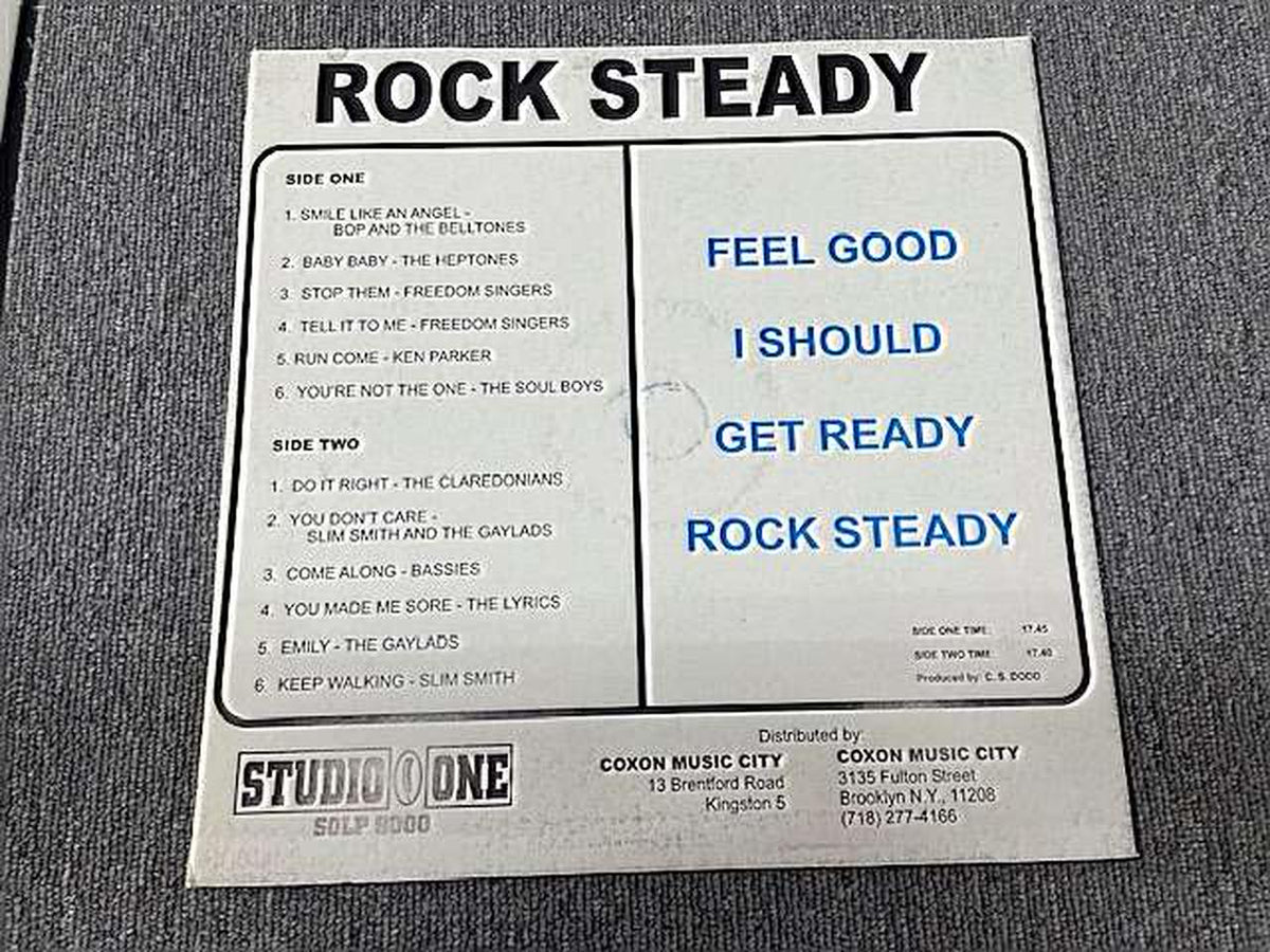 STUDIO ONE VARIOUS ROCK STEADY VARIOUS ROCK STEADY