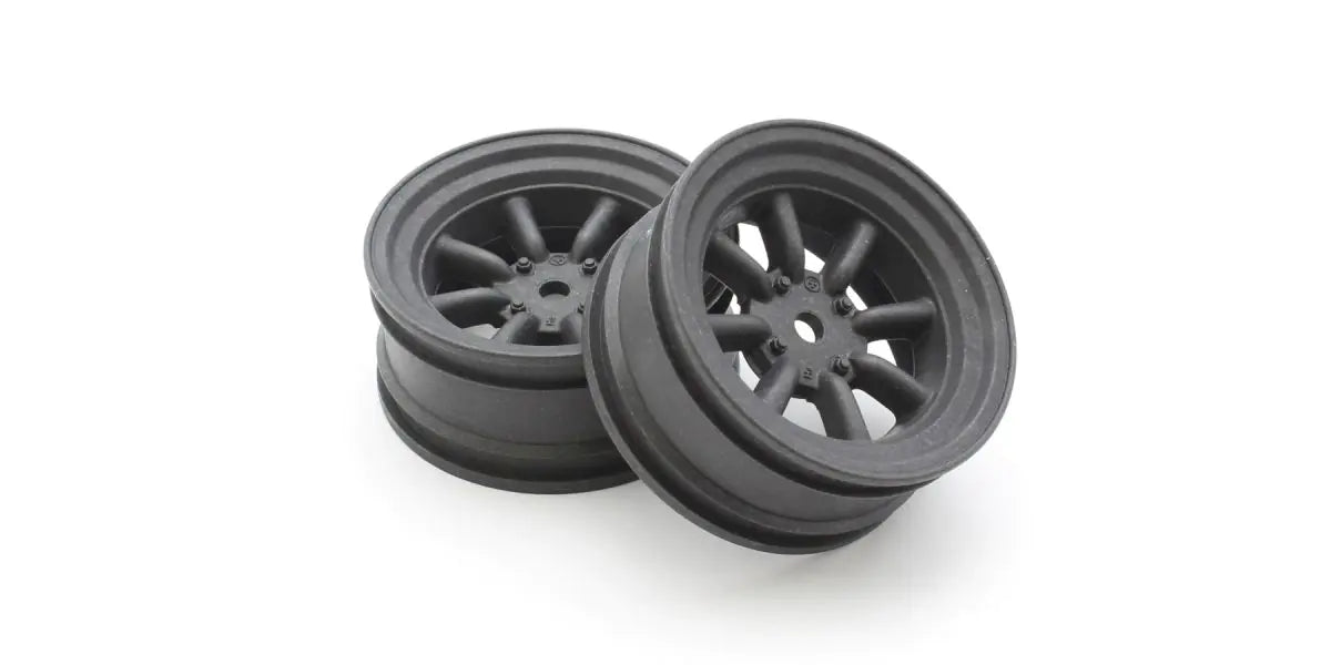 Kyosho FAH708BK 8S Watanabe Wheels, 5mm Offset (FZD2 / BM/ 2 pieces) - BanzaiHobby