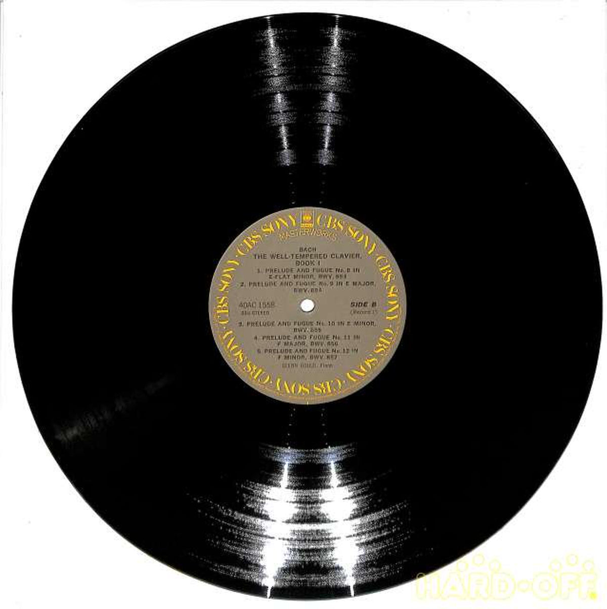 CBS Sony Bach Well-Tempered Clavier Collection Vol. 1 Gould 40AC-1558~9 2LP