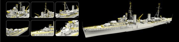 Flyhawk Models FLYFH1111 1/700 China Navy Cruiser Chongqing - BanzaiHobby