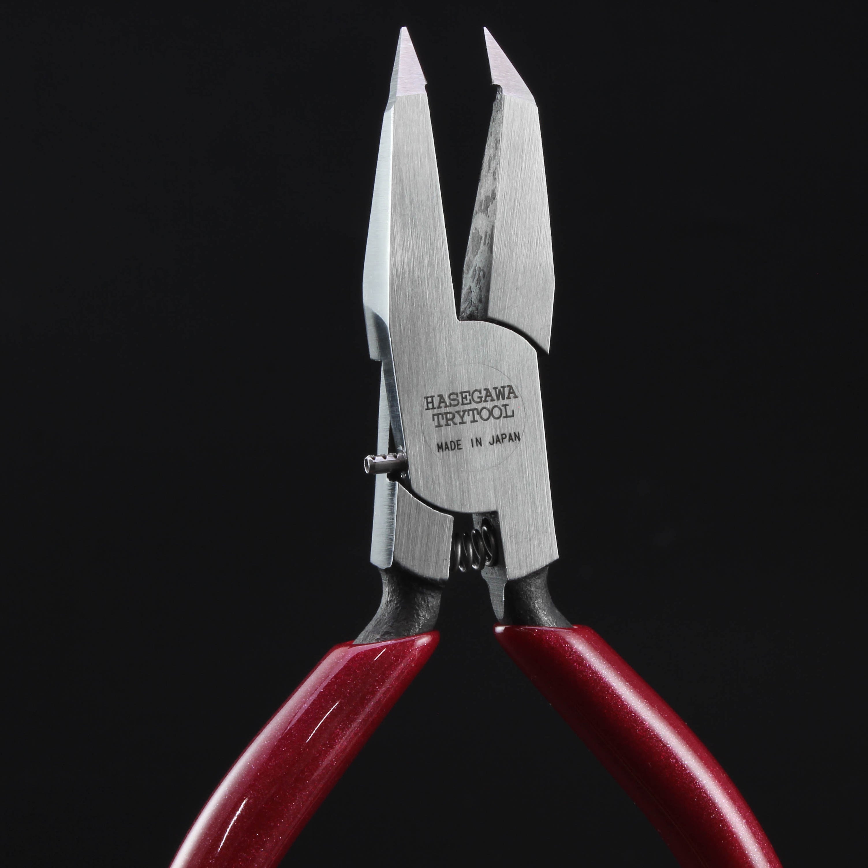 Hasegawa TT120 Nippers for Plastic Models (Round Blade, Tapered Edge Type) - BanzaiHobby