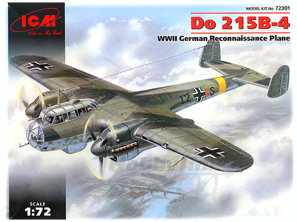 ICM 7230 1/72 Do 215B-4 WWII German Reconnaissance Plane - BanzaiHobby