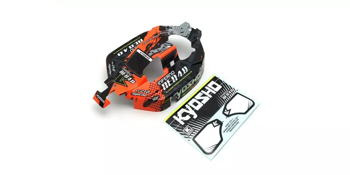 Kyosho IFB123RD Infano NEO4.0 T1 Decoration Body Set (Red) - BanzaiHobby
