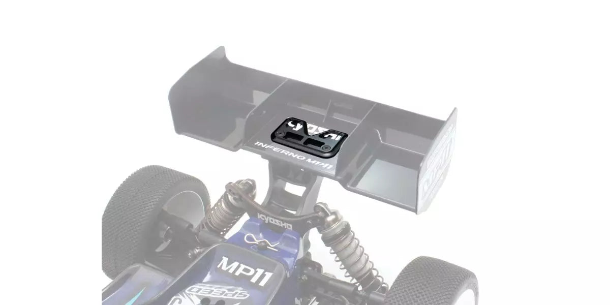 Kyosho IFW704 One-Piece Wide Wing Holder (Black/MP11)