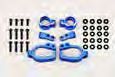 (PO JUN 2026) Yokomo RD-415SABL Aluminum Adjustable Front ST Block (Blue)
