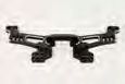 (PO JUN 2026) Yokomo RD-018AB Aluminum Rear Shock Tower (Black)