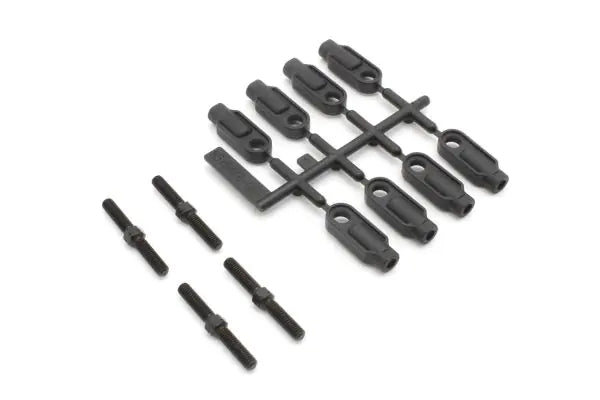 Kyosho KB013S Adjustable Upper Arm Set S (KB10/4pcs) - BanzaiHobby