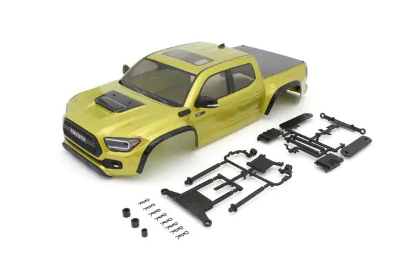 Kyosho KBB002EL 2021 Toyota Tacoma TRD Pro Electric Lime Decoration Body Set - BanzaiHobby