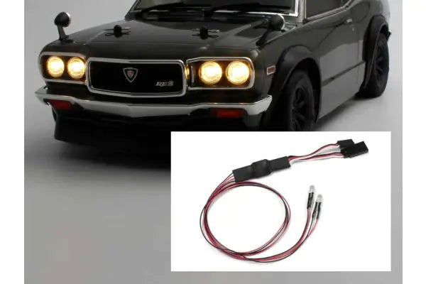 Kyosho 97054-2H LED Light Unit(5/2 Bulbs/L=400/Halogen) - BanzaiHobby