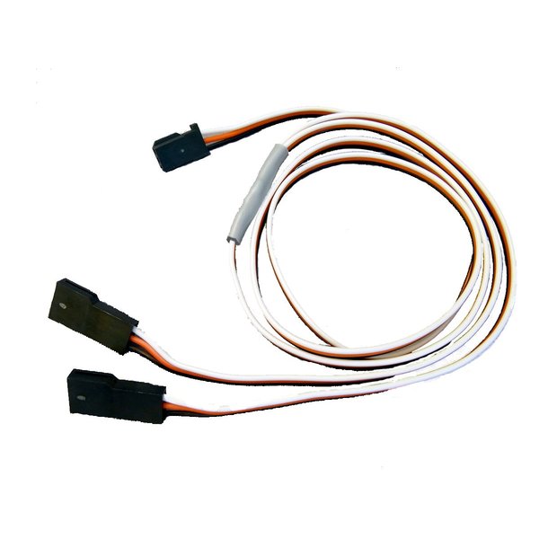 Futaba 307430 Double-ended Hub 2P 500-200 Extension Cord BB0161