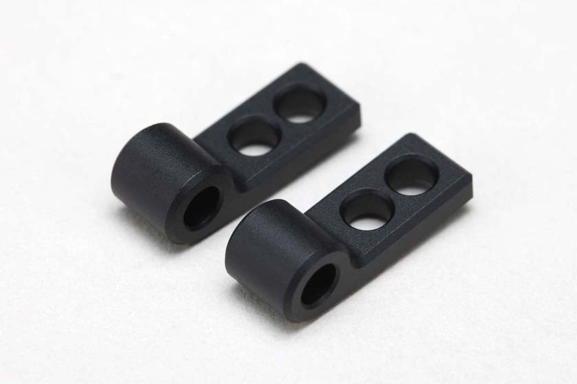 Yokomo MD-016PR MD2.0 Aluminum Rear Body Post Base (2 pieces) - BanzaiHobby