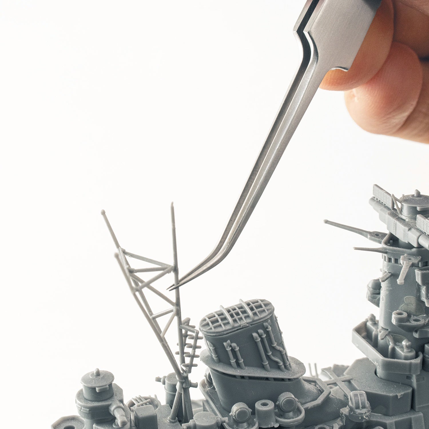 Mineshima F-125M Ultra-Fine Tip Tweezers 125 mm - BanzaiHobby
