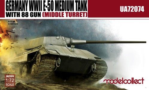 Model Collect MODUA72074 German E-50 heavy tank - BanzaiHobby