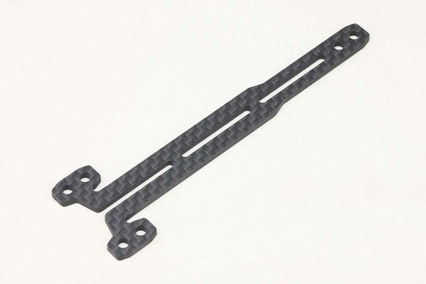 Yokomo MS-003F-2 Front Upper Deck for MS2.0, Matte CG (2.0mm) - BanzaiHobby