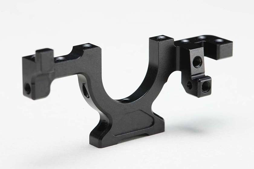 Yokomo MS-32RLR-2 Rear Lower Bulkhead (R) for MS2.0, Aluminum - BanzaiHobby