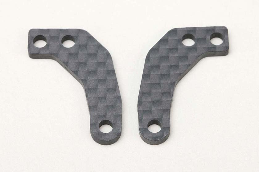 Yokomo MS-415FP-2 Front Steering Block Plate (2 pieces) for MS2.0 Matte CG (2.4mm) - BanzaiHobby