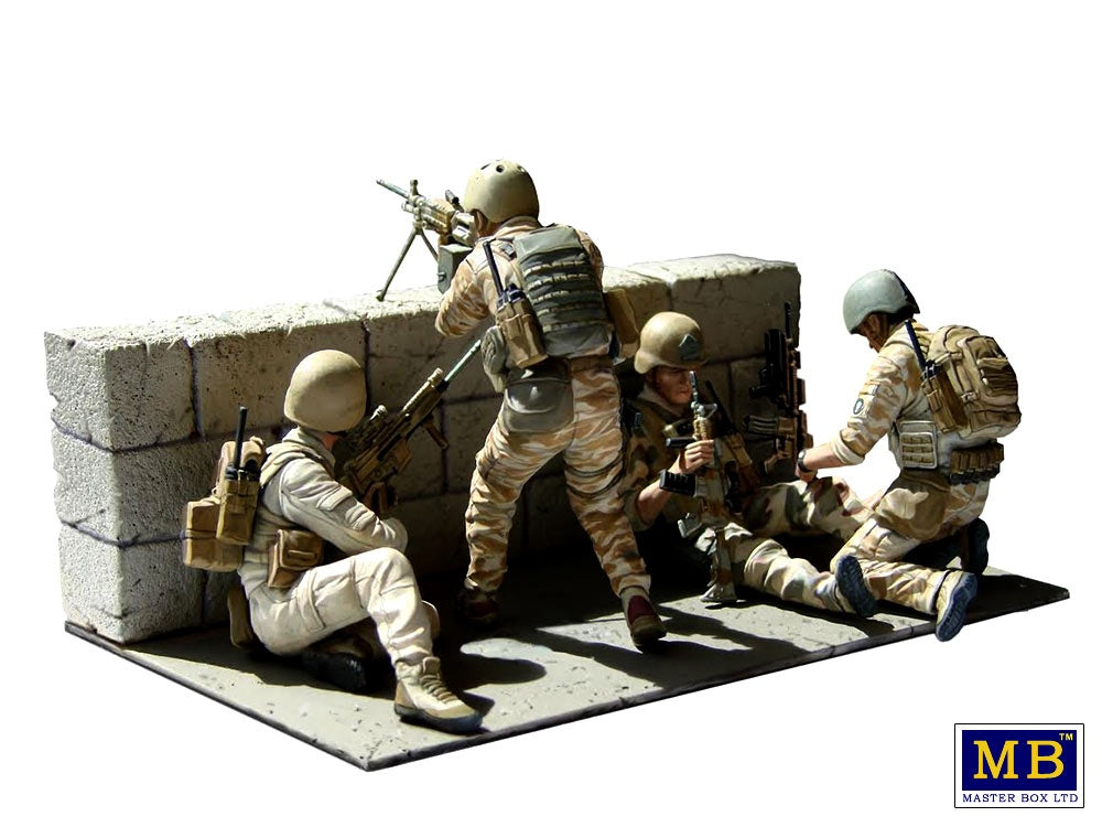 Master Box MSB35193 1/35 Under Fire. Modern US Infantry - BanzaiHobby