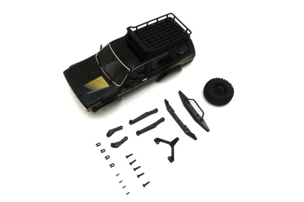 Kyosho MXB11BK MX-01 Toyota 4Runner (Hilux Surf) Black w/ accessoru parts - BanzaiHobby