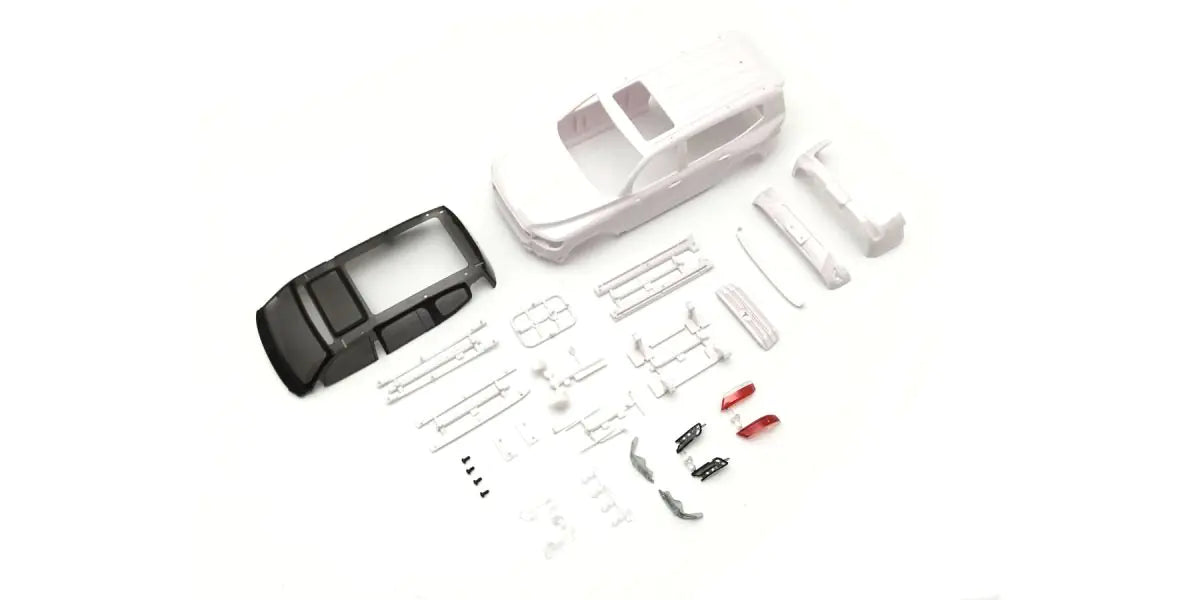 Kyosho MXN09 White Body Set (Toyota LAND CRUISER 300) - BanzaiHobby