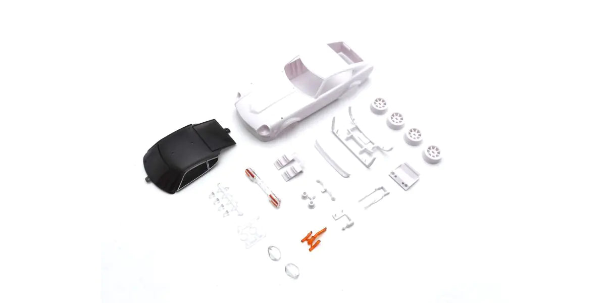 Kyosho MZN228 NISSAN Fairlady 240Z-L White Body set w/rim - BanzaiHobby
