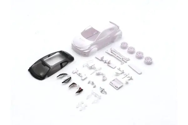 Kyosho MZN230 Toyota GRMN YARIS Rally PACKAGE White Body set w/rim - BanzaiHobby