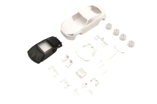 Kyosho MZN231 TOYOTA 86 White Body set (w/rims) - BanzaiHobby