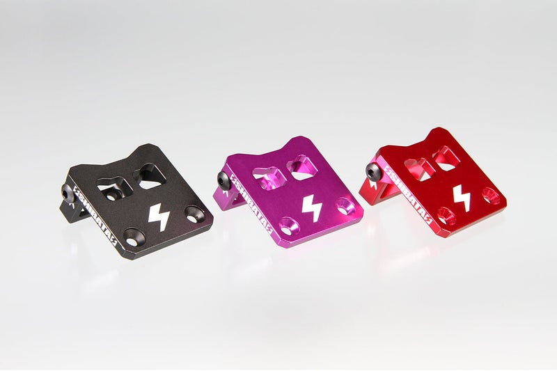 SHIBATA R31S338RD GRK Movable ESC Mount (Red) - BanzaiHobby