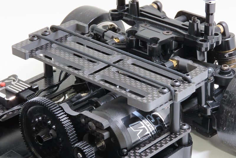 Wrap-Up Next 0746-FD Adjustable Carbon Battery Holder Set - BanzaiHobby