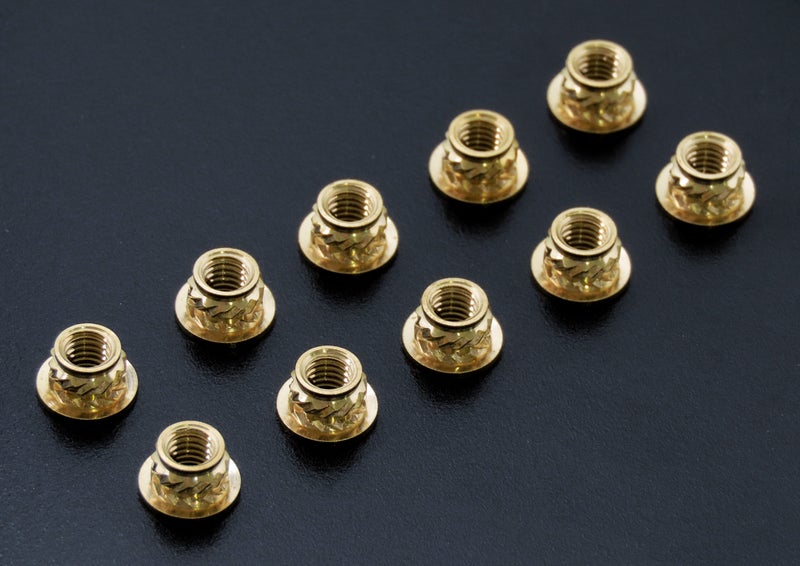 Wrap-Up Next 0778-FD Unisert M3 Brass Nut 10pcs - BanzaiHobby