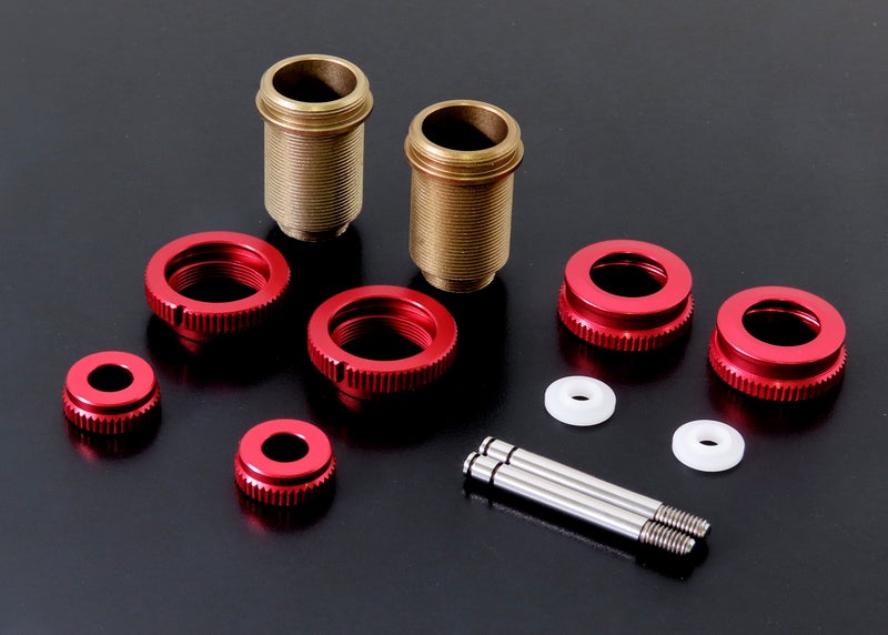 Wrap Up Next 0814-FD SG Shock 3 Primary Components (Red/2pcs) - BanzaiHobby