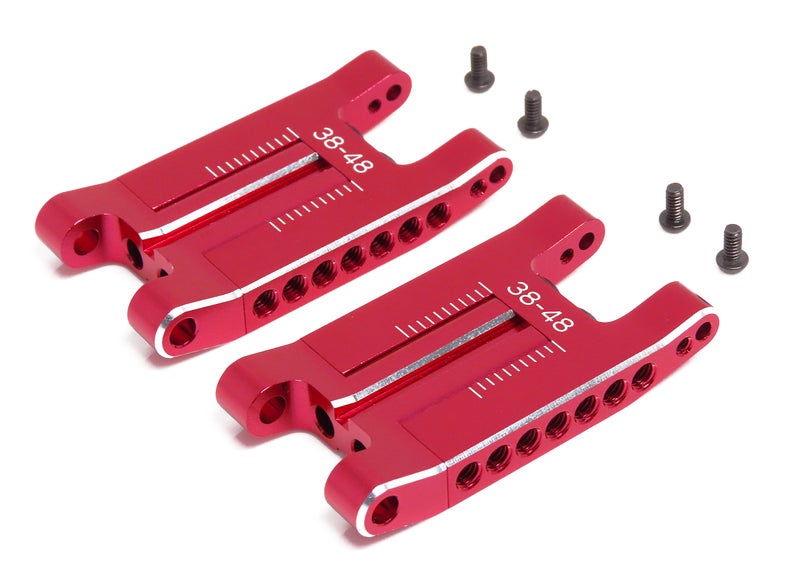 Wrap-Up Next 0773-FD FSG2 Adjustable Suspnesion Arm 38-48mm (Red) - BanzaiHobby