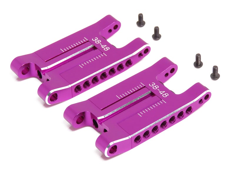 Wrap-Up Next 0774-FD FSG2 Adjustable Suspnesion Arm 38-48mm (Purple) - BanzaiHobby