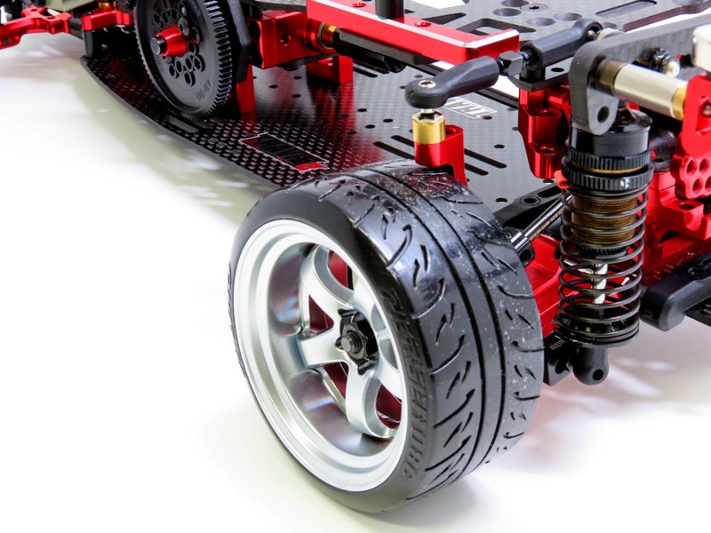 Wrap-Up Next 0683-FD GX Knuckle V4 / High Upper Extension Set (RED) - BanzaiHobby