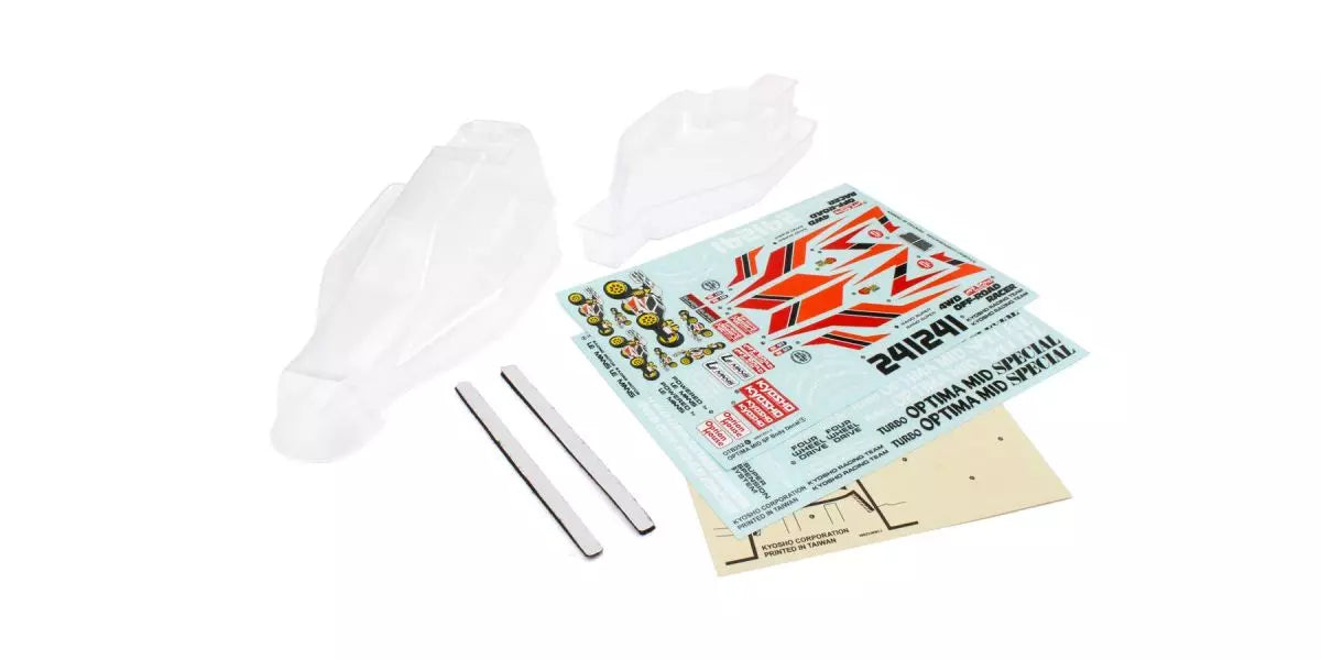 Kyosho OTB252 Non-Decoration Body & Underbody (Optima Mid SP) - BanzaiHobby