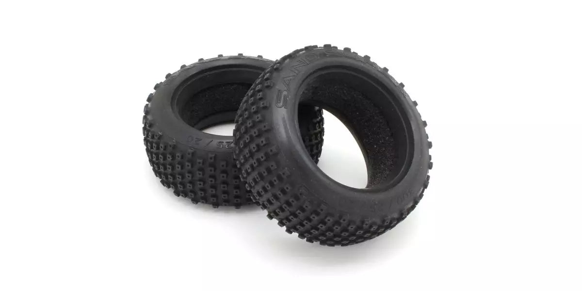 Kyosho OTT245S Front Block Tire 50x83x30mm Soft (2 pack/Optima Mid) - BanzaiHobby