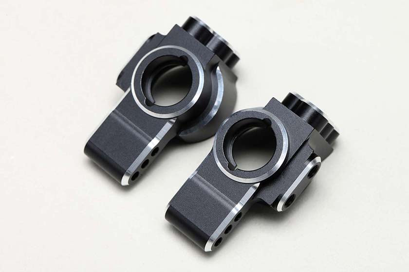 Yokomo RD-415AR Aluminum Rear Hub Carrier for RD2.0/SD3.0 Black - BanzaiHobby