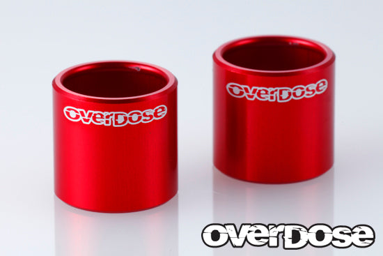 OVERDOSE OD1509B Cup Joint Sleeve (Red / 2pcs) Vacula - BanzaiHobby