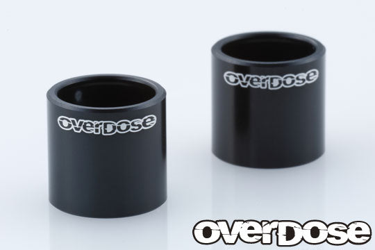 OVERDOSE OD1962b Cup Joint Sleeve Black 2pcs XEX - BanzaiHobby