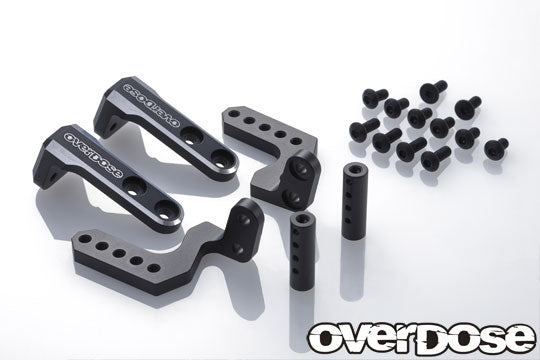 OVERDOSE OD2885 Aluminium Body Mount - Black - BanzaiHobby