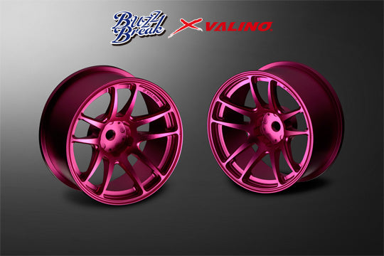 OVERDOSE BB-RW-011 VALINO N820S Aluminium Wheel 26mm (Pink/OFF+7) - BanzaiHobby