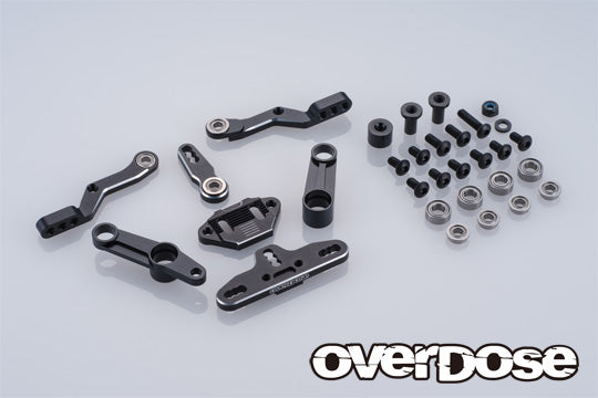 OVERDOSE OD3923 Tripple Steering Wiper Set Typ-2 (For GALM) Black - BanzaiHobby