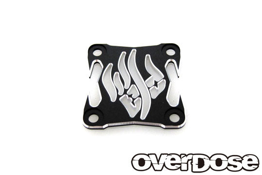 OVERDOSE OD3972 OD Aluminum Cooling Fan Cover ver.2 (for 30x30/Black) - BanzaiHobby