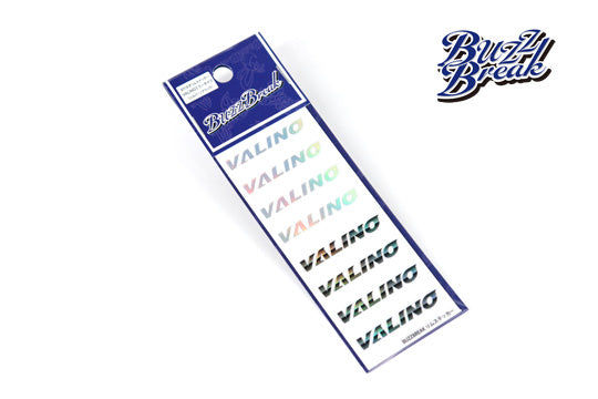 OVERDOSE BB-ST-012 Cut-out Rim Sticker (VALINO Mirror Type/Silver/Black) - BanzaiHobby