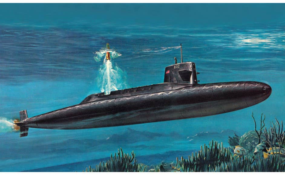 Hasegawa 05185 1/253 SSB Abraham Lincoln (Cutaway Model)