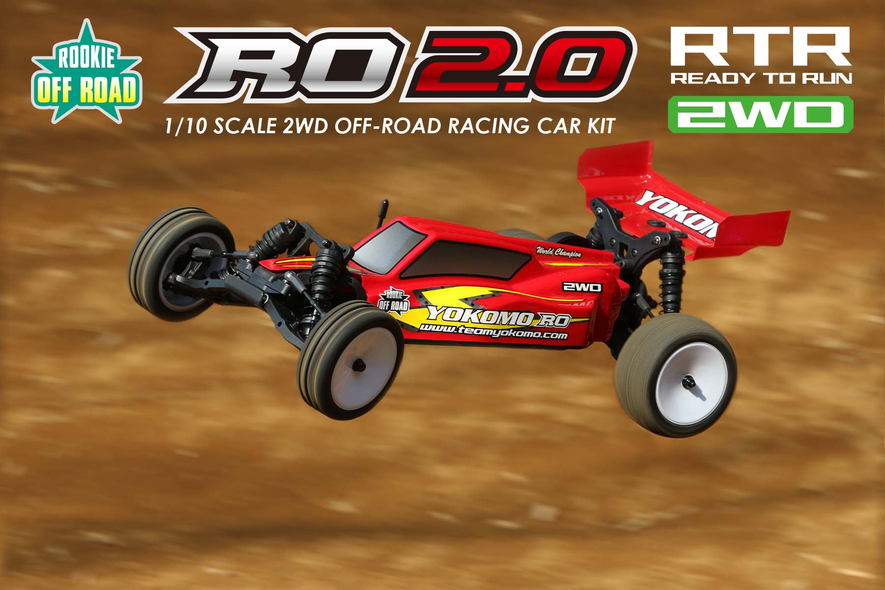 Yokomo ROR-020RTR-N Rookie Offroad RO2.0 RTR (without Battery/Charger)