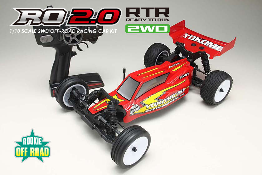 Yokomo ROR-020RTR Rookie Off-road RO2.0 RTR Set - BanzaiHobby