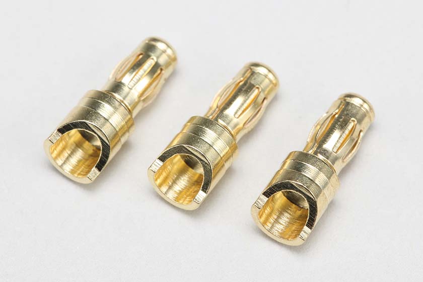 Yokomo RP-112 Racing Performer Motor Connector for Brushless Motor (Male/3pcs) - BanzaiHobby