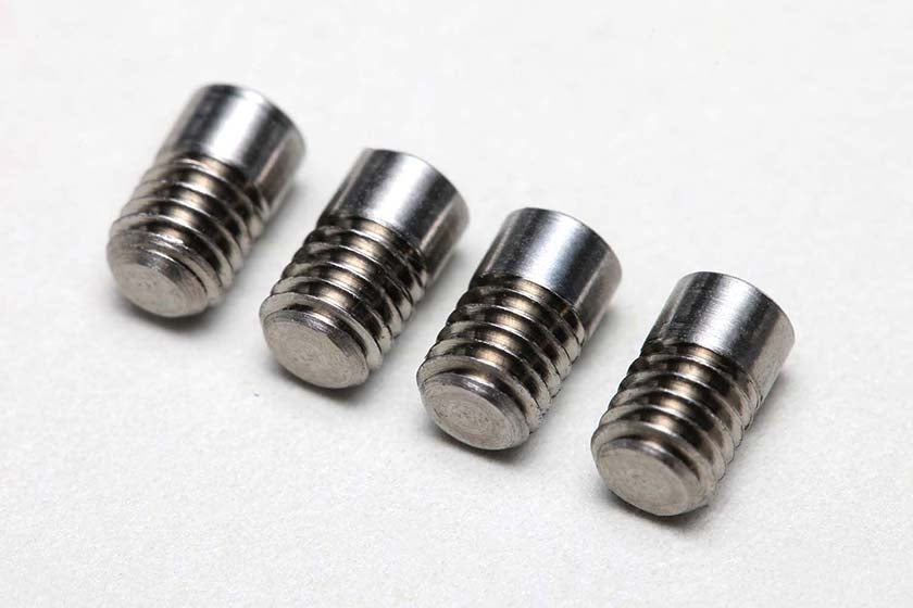 Yokomo RP-113 Racing Performer High Precision Machined Titanium M3 x 3mm Centering Screw (4pcs.) - BanzaiHobby